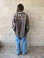 Aztec Pattern Shacket