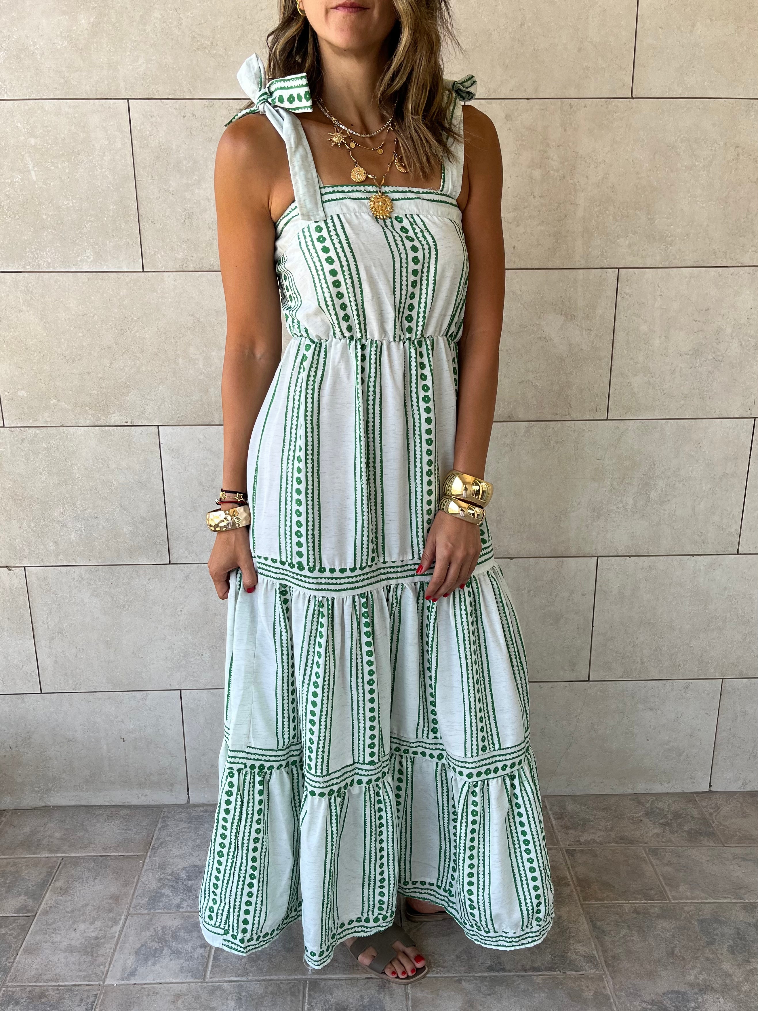 Seaweed Stripe Dress