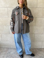 Aztec Pattern Shacket