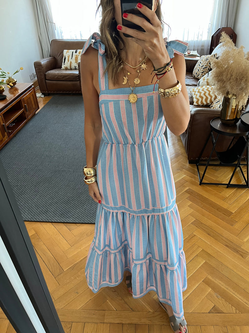 Sunset Stripe Dress