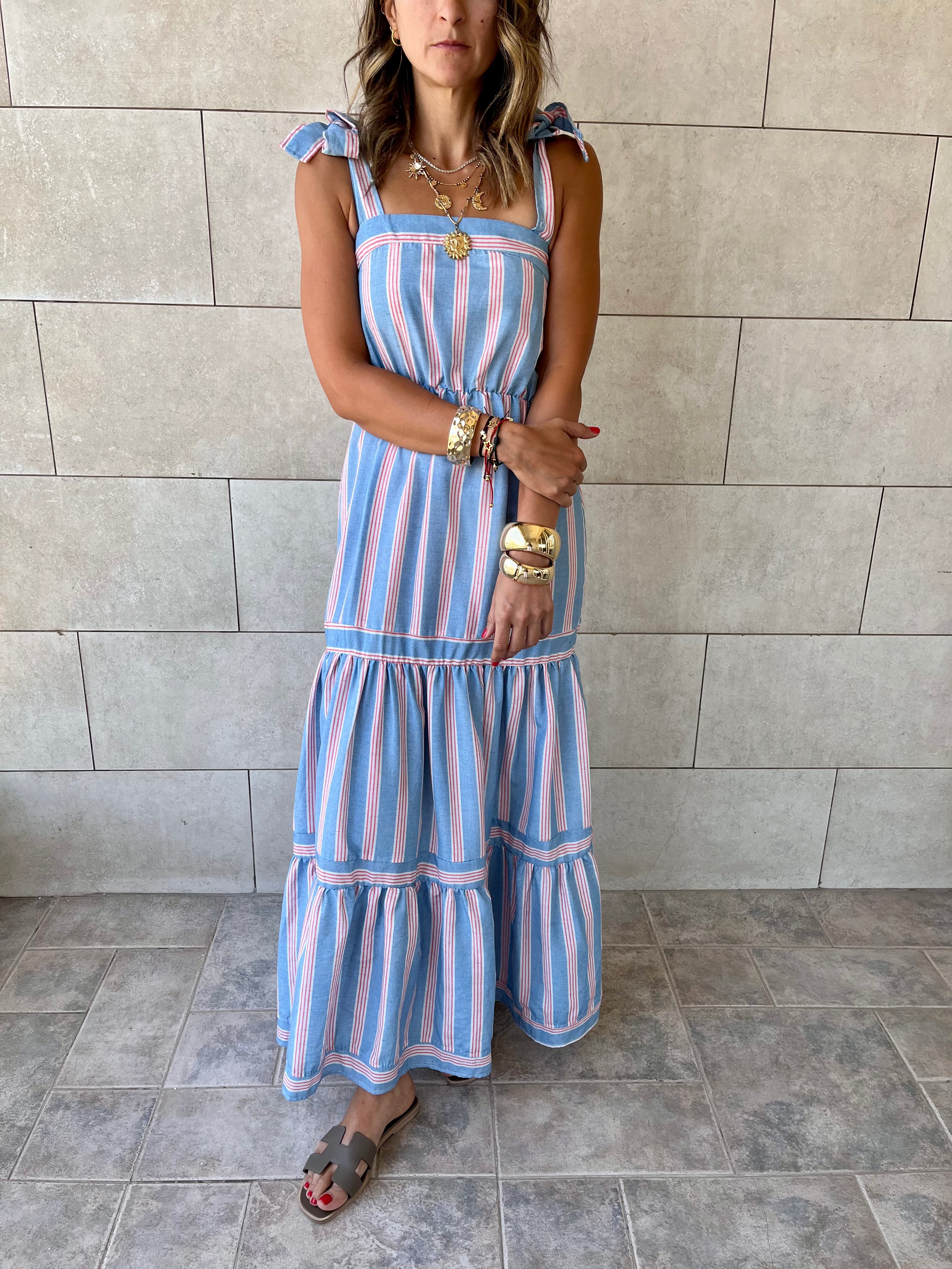 Sunset Stripe Dress
