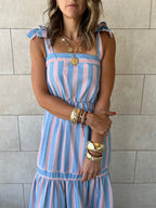 Sunset Stripe Dress