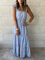 Sunset Stripe Dress