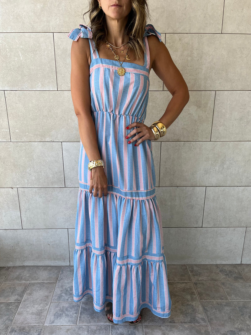 Sunset Stripe Dress