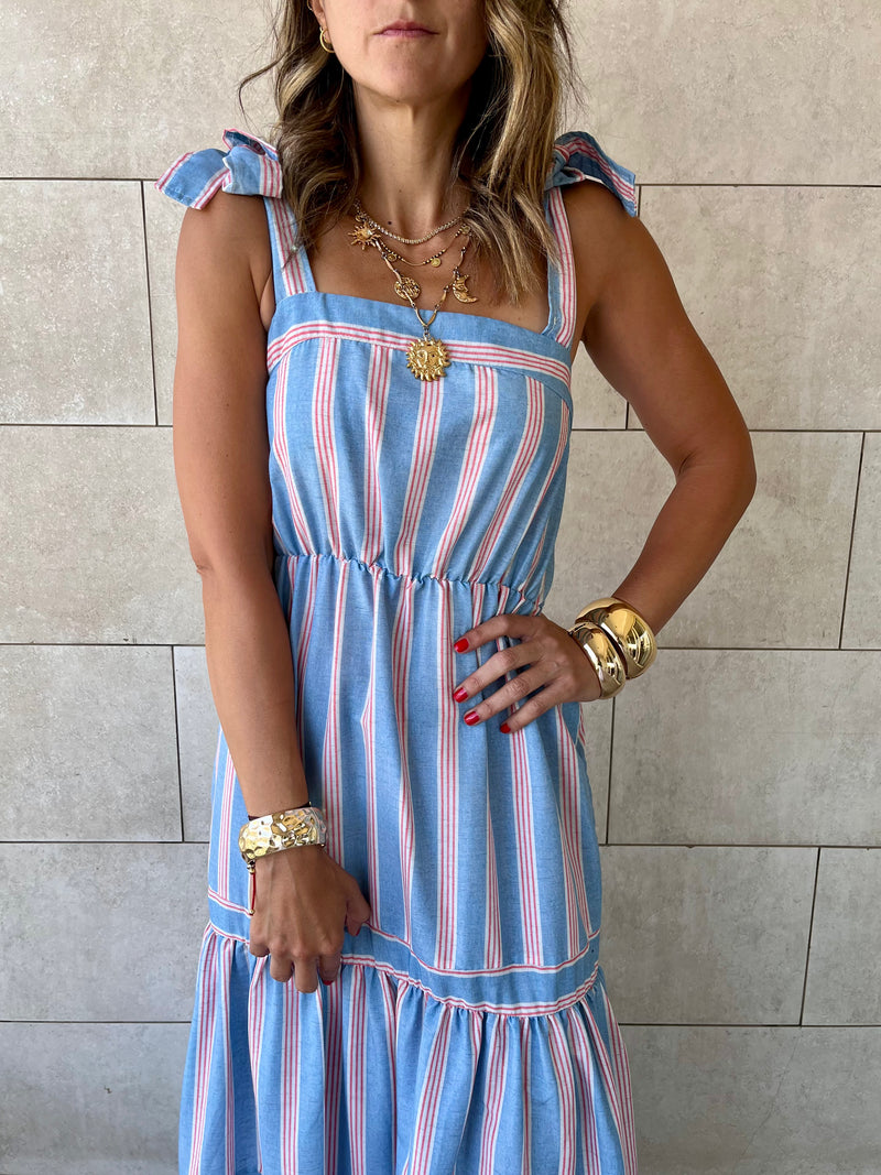 Sunset Stripe Dress