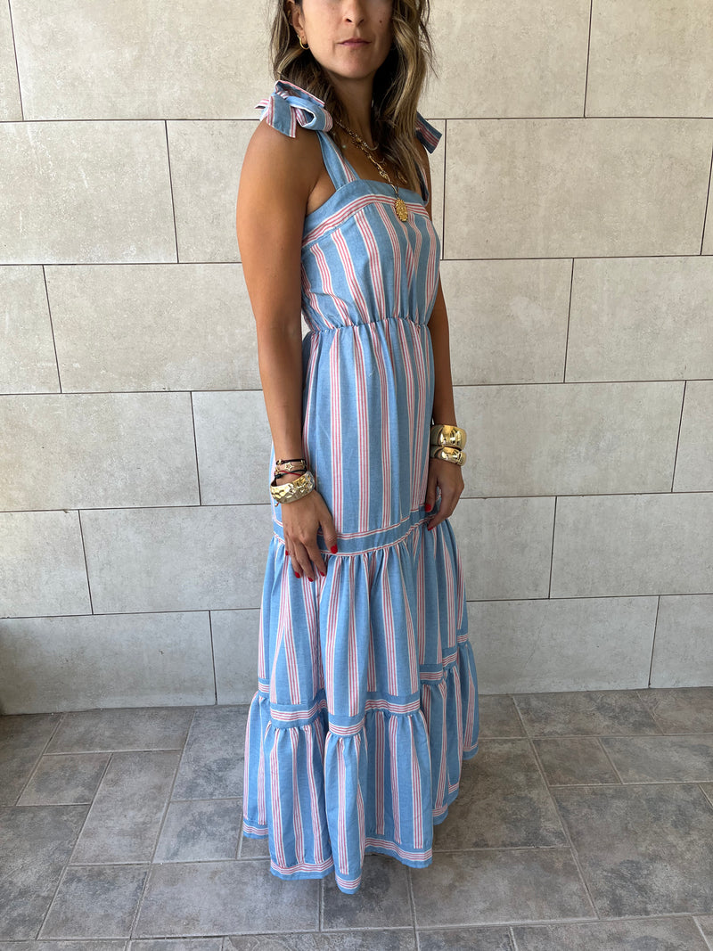 Sunset Stripe Dress