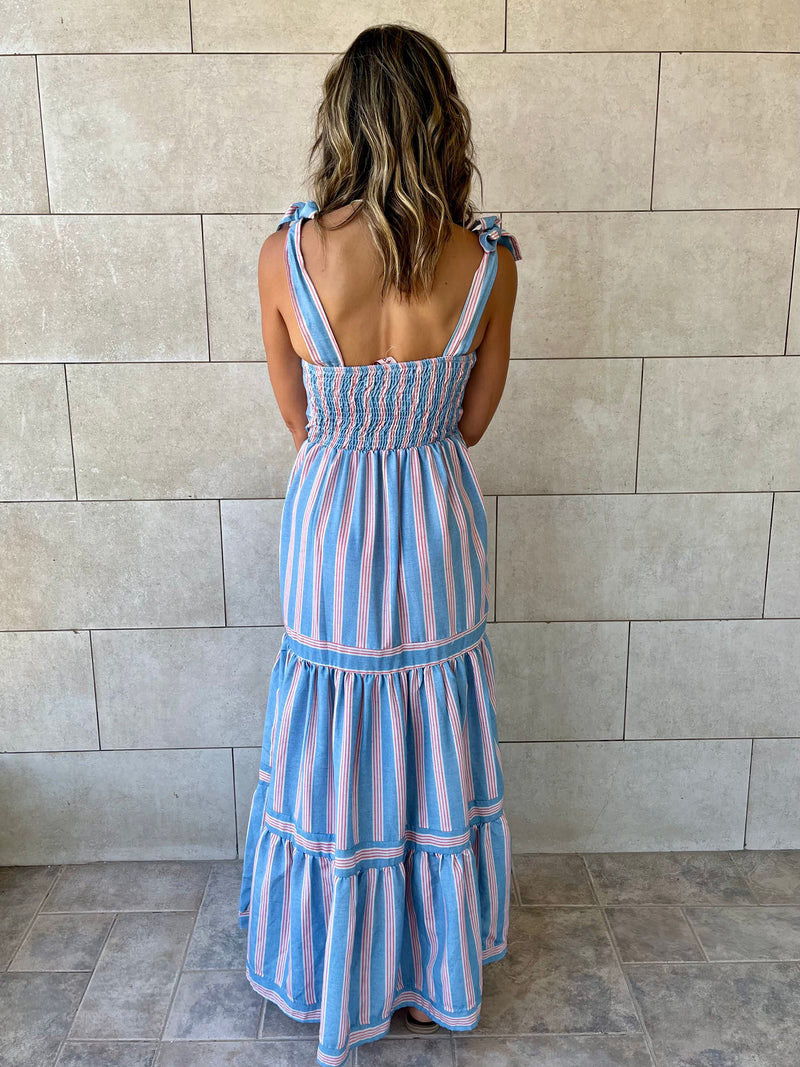 Sunset Stripe Dress