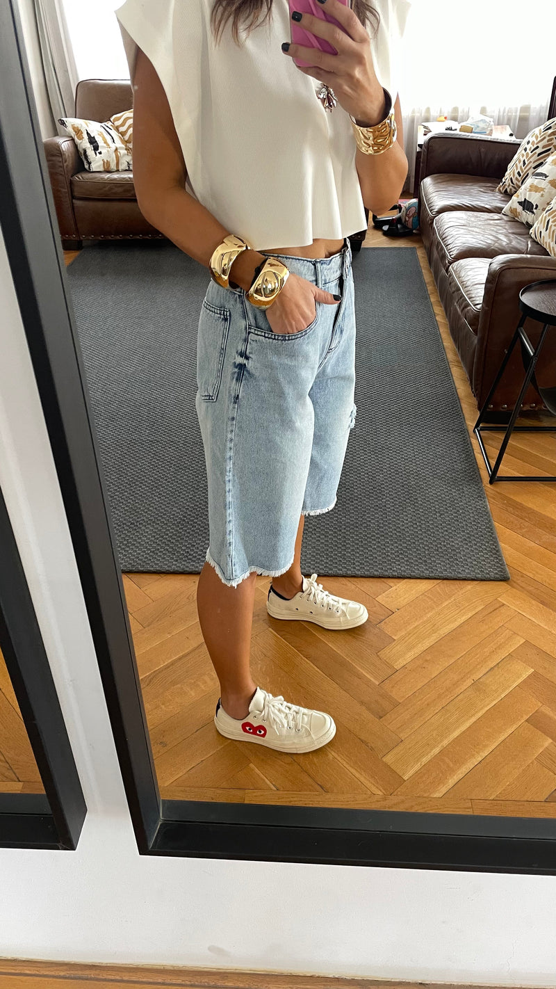 The Light blue Jorts