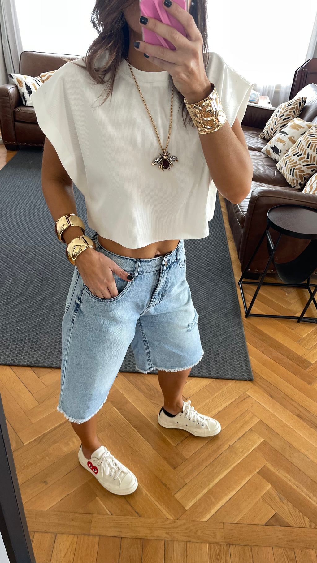 The Light blue Jorts