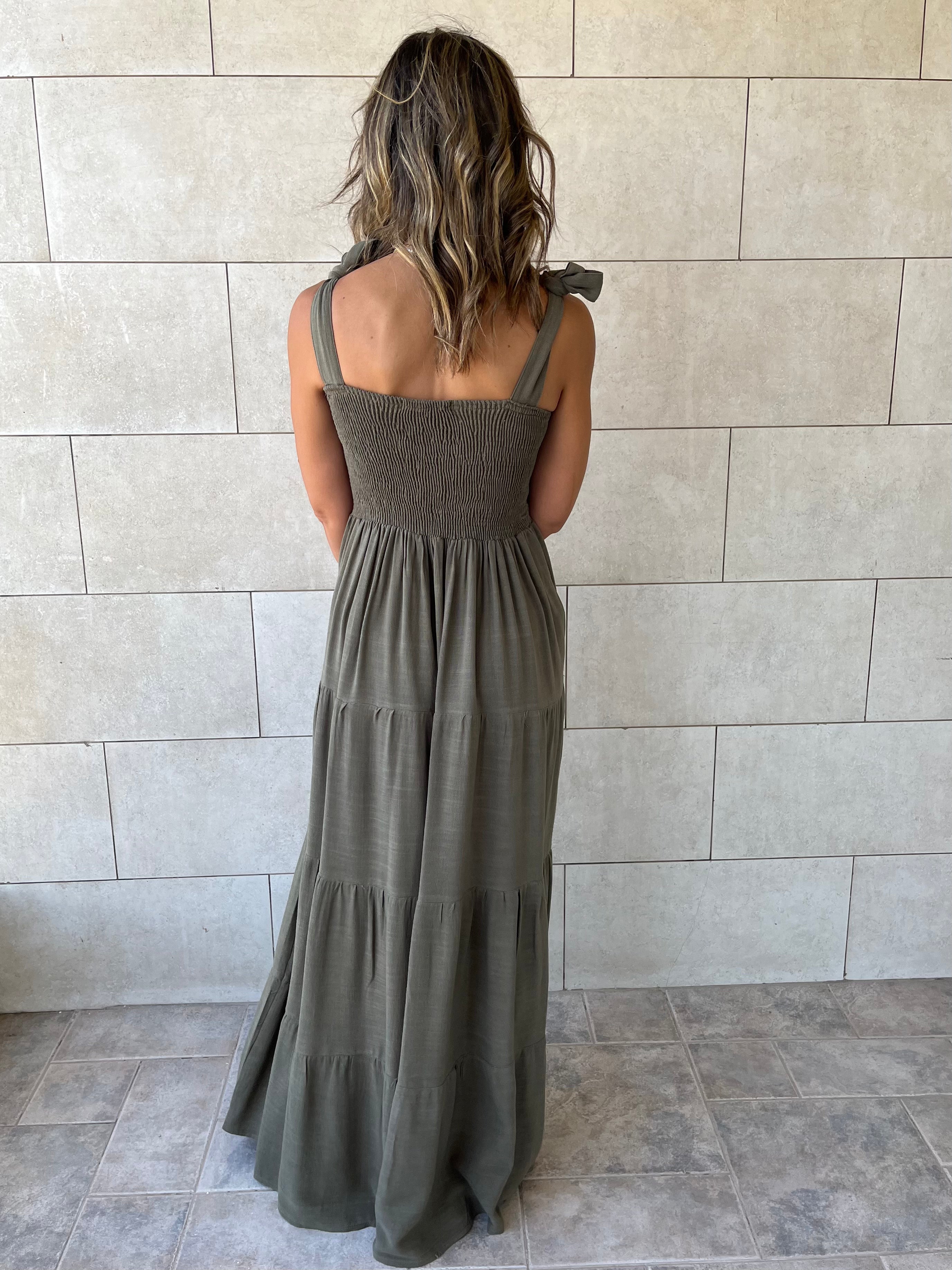 Olive Gypsy Dress