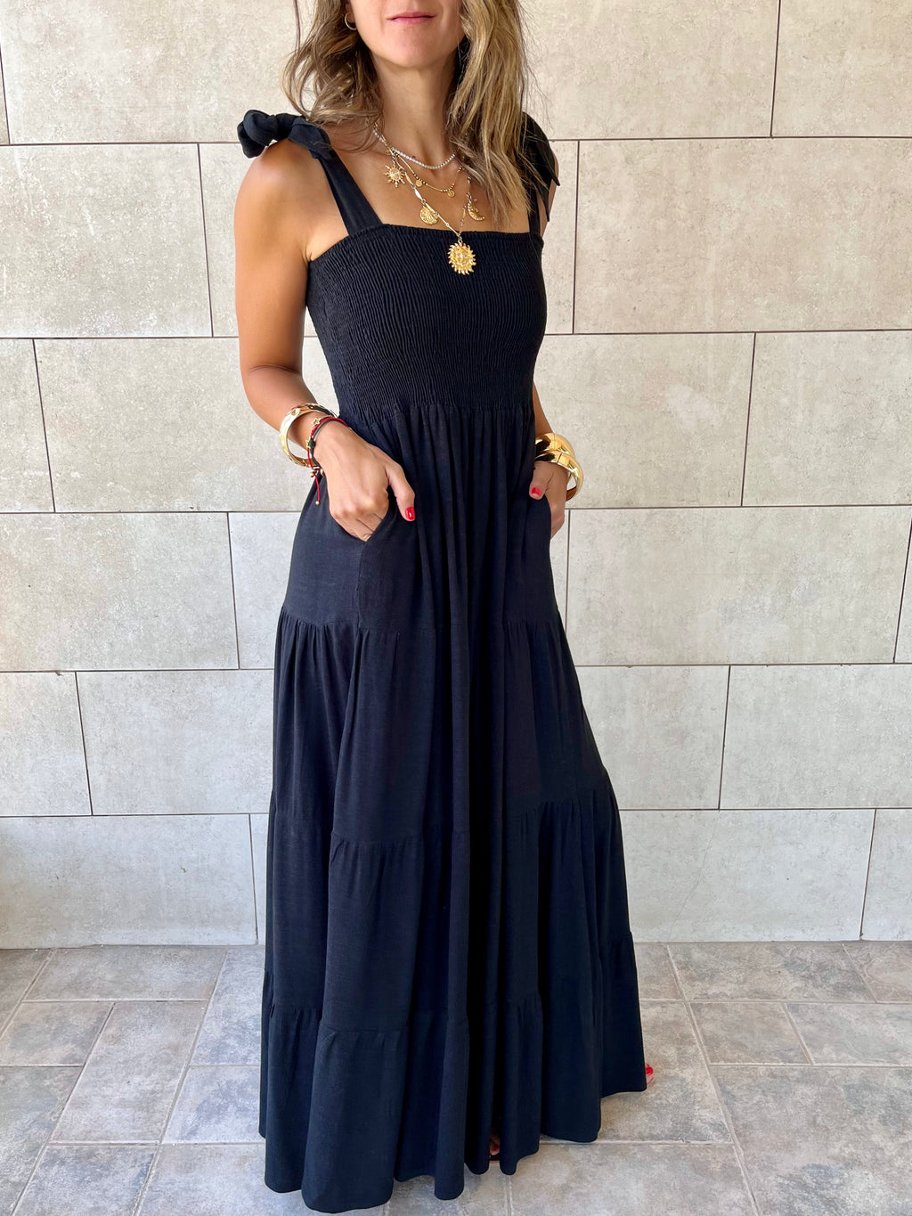 Black Gypsy Dress