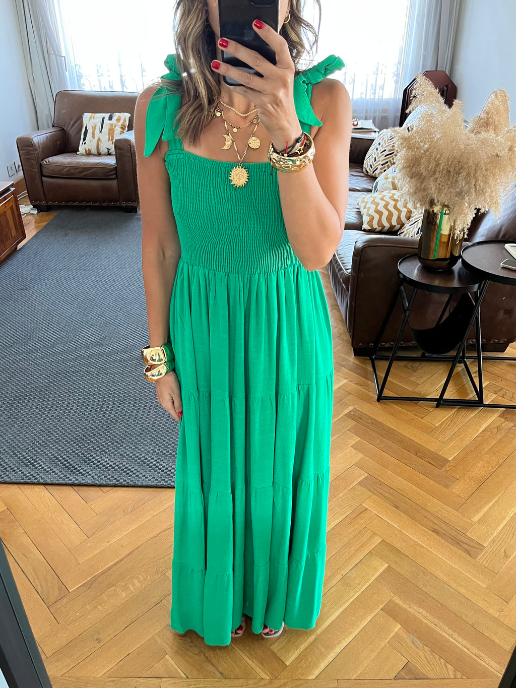 Green Gypsy Dress