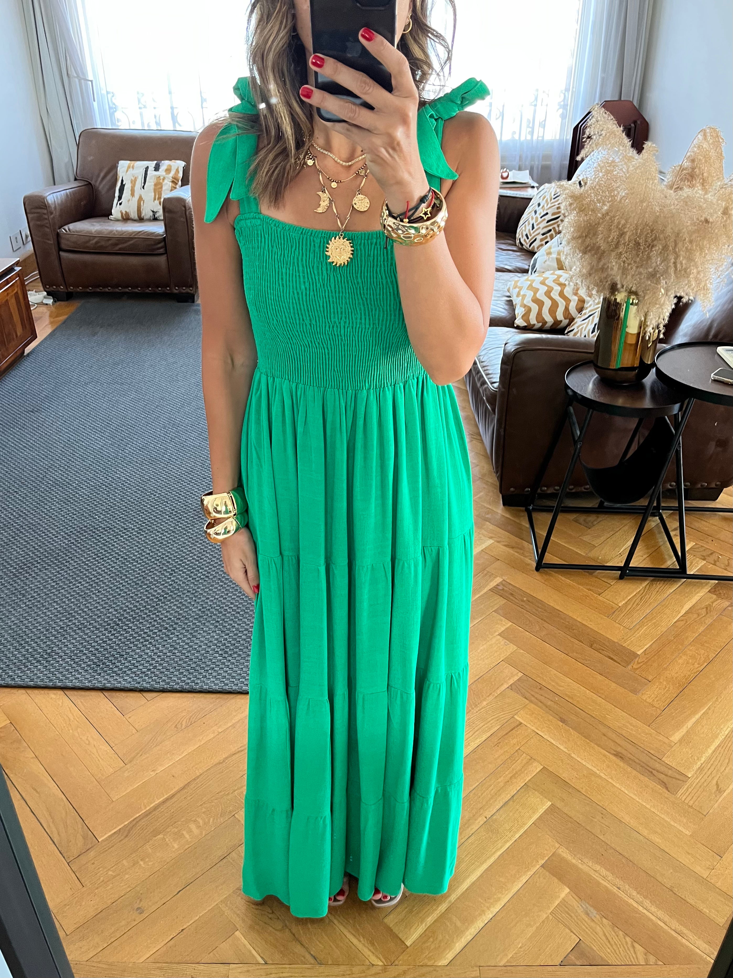Green Gypsy Dress