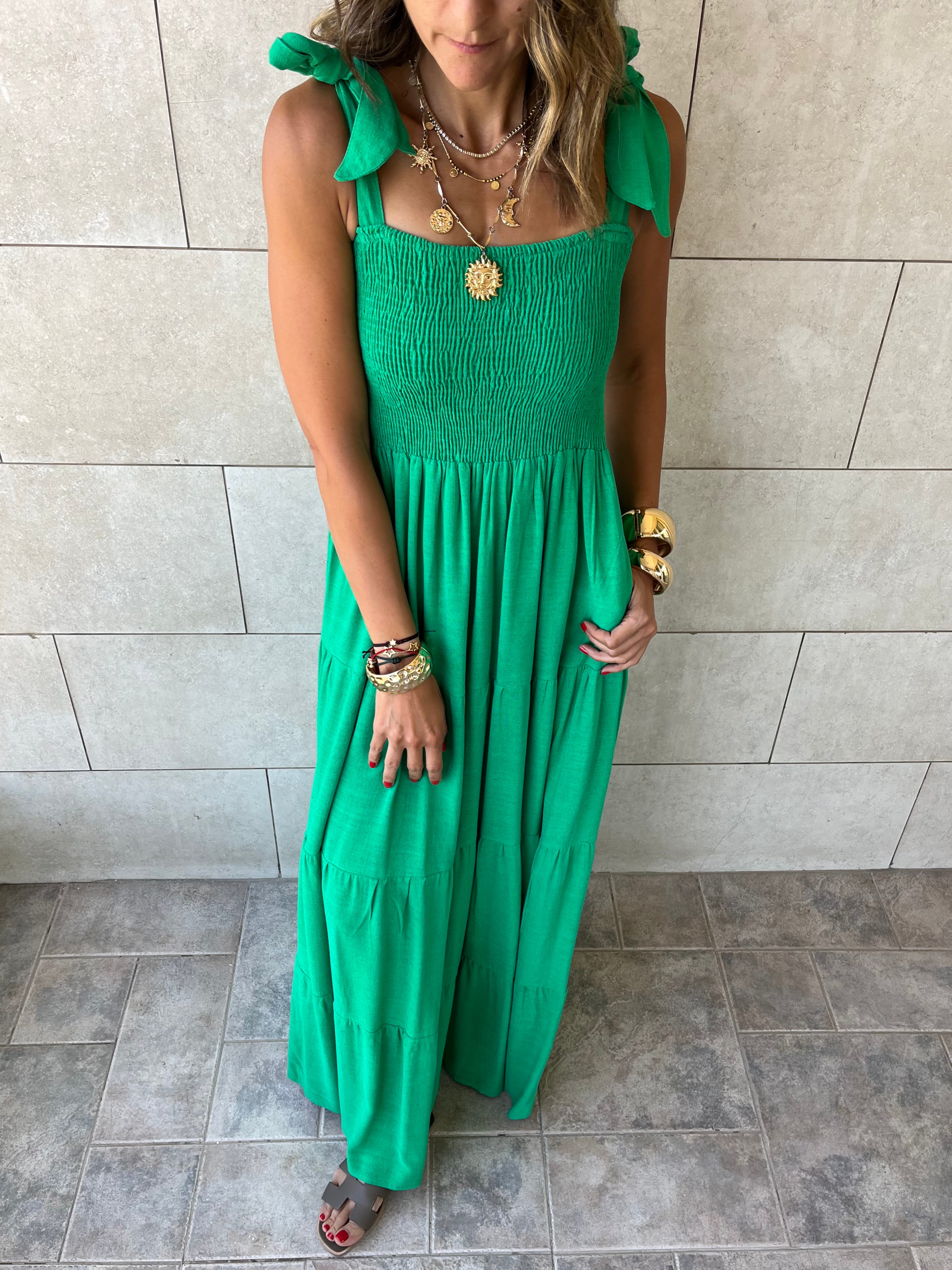 Green Gypsy Dress