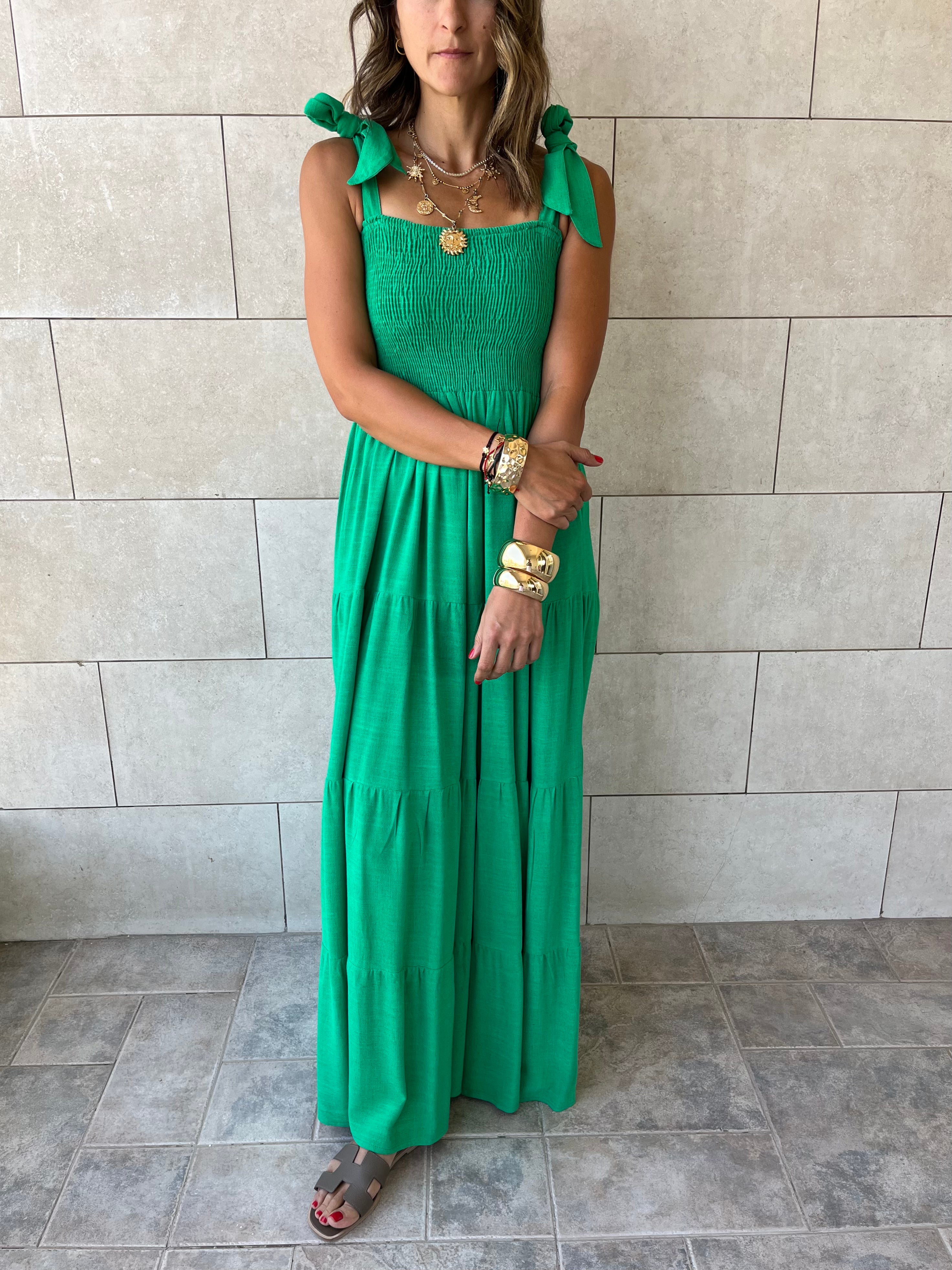 Green Gypsy Dress