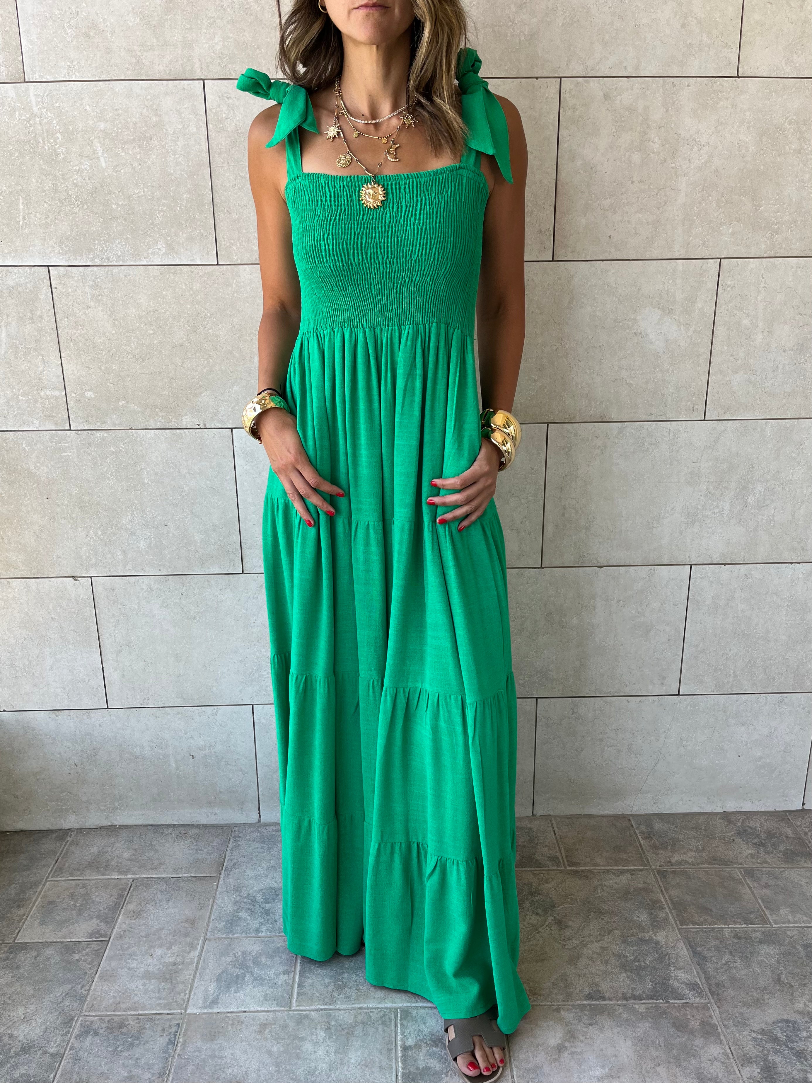 Green Gypsy Dress