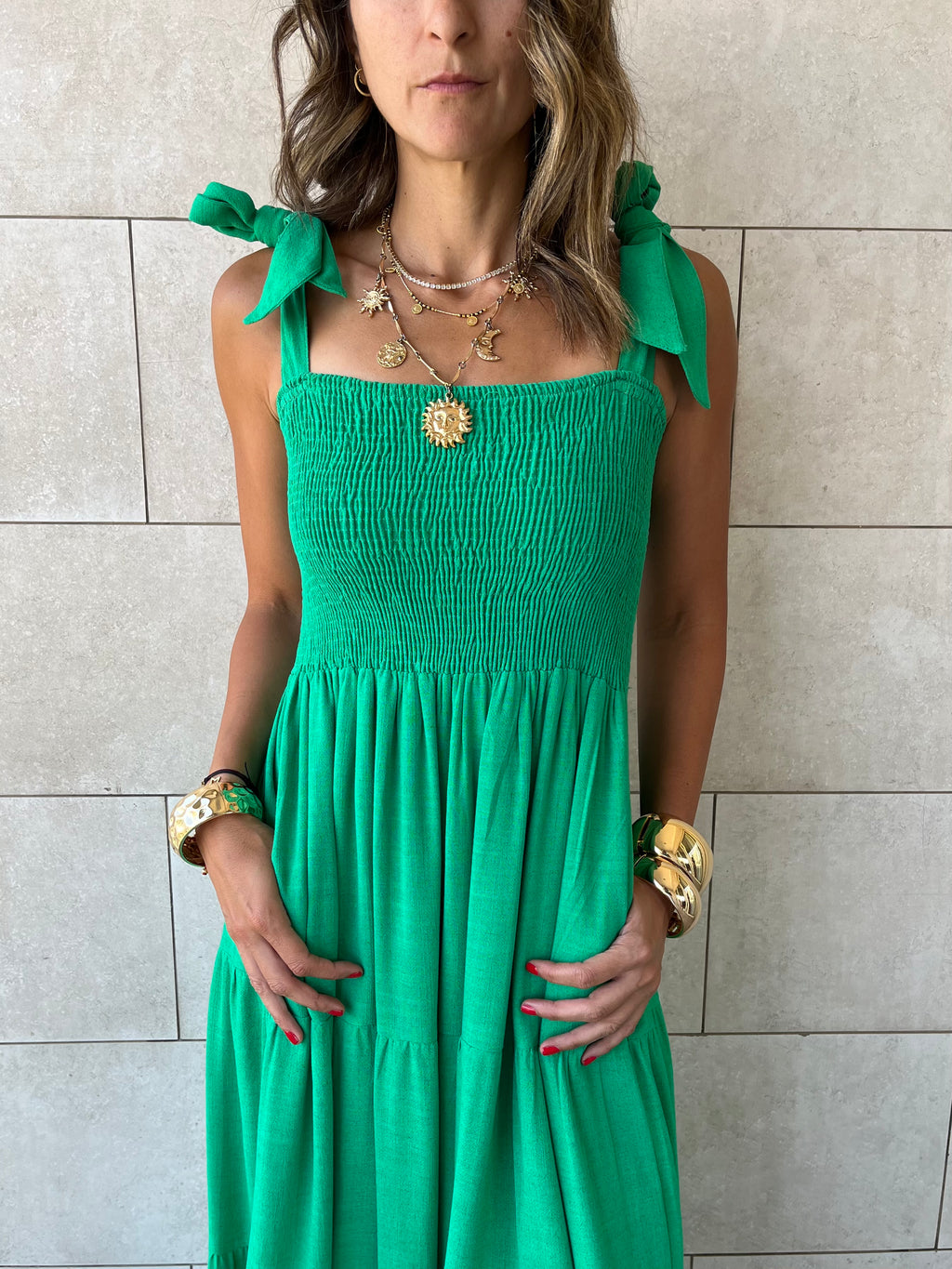 Green Gypsy Dress