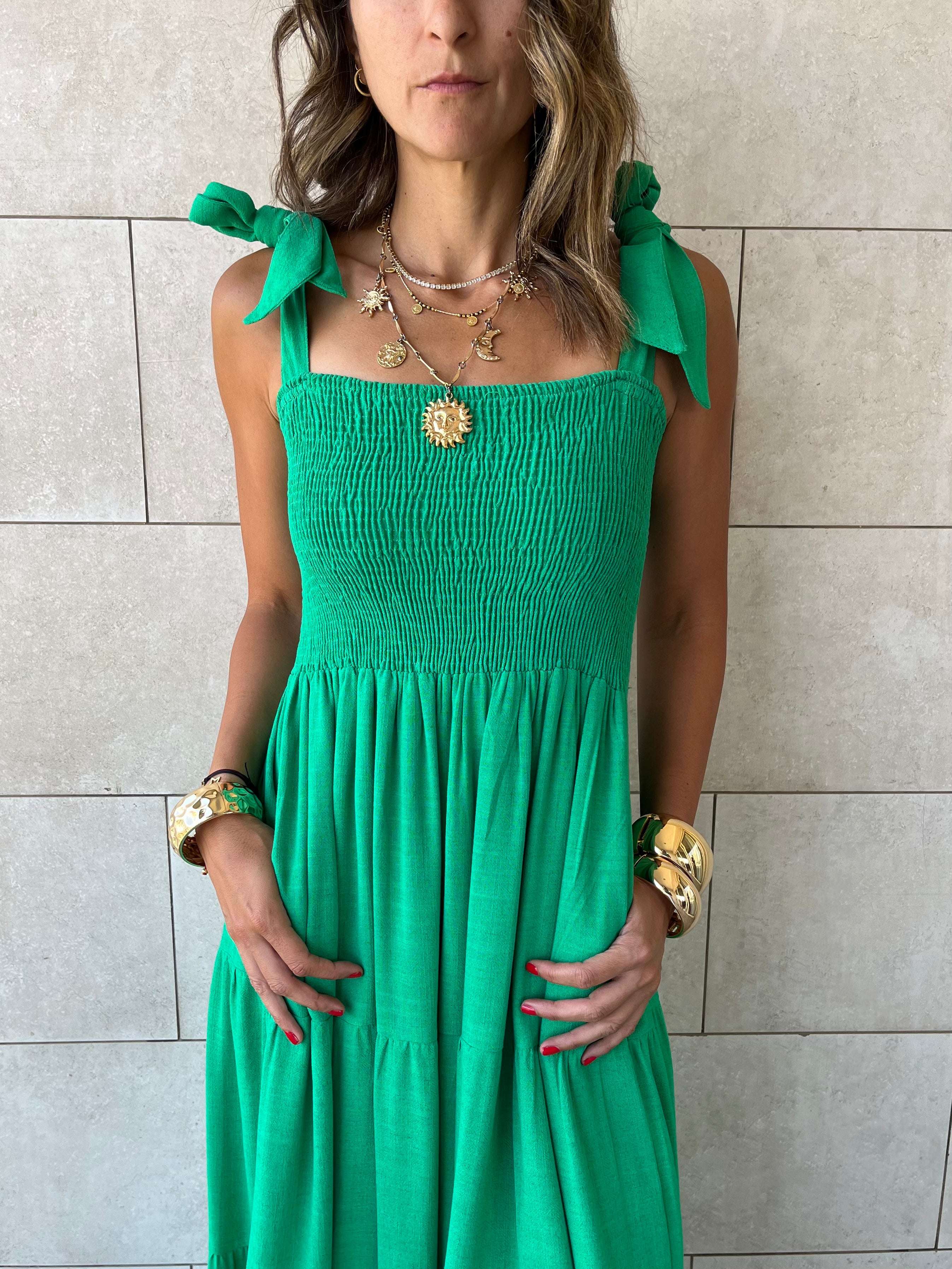 Green Gypsy Dress