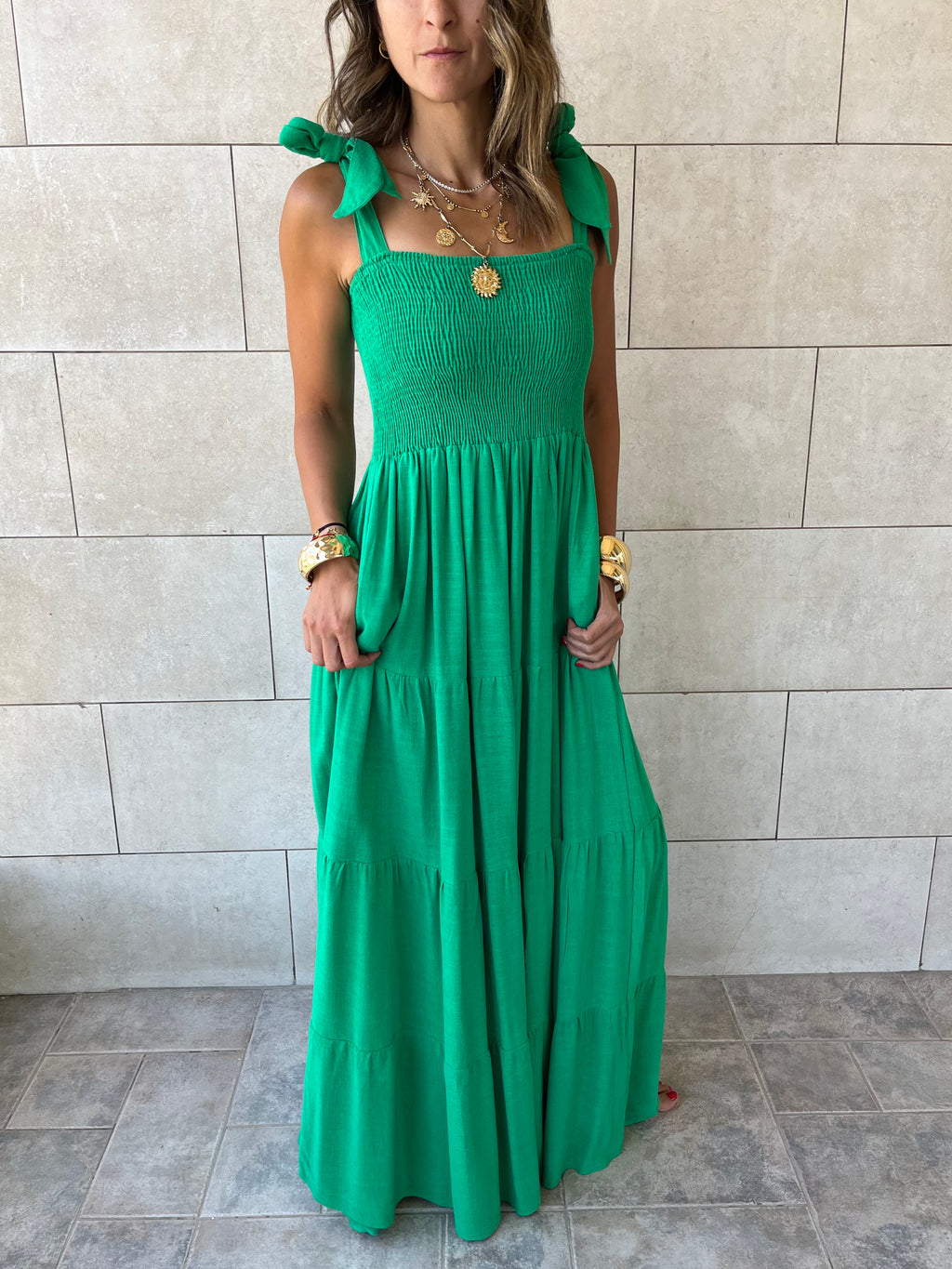 Green Gypsy Dress