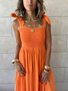 Orange Gypsy Dress
