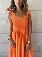 Orange Gypsy Dress
