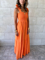 Orange Gypsy Dress