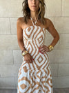 Beige Hawaiian Breeze Dress