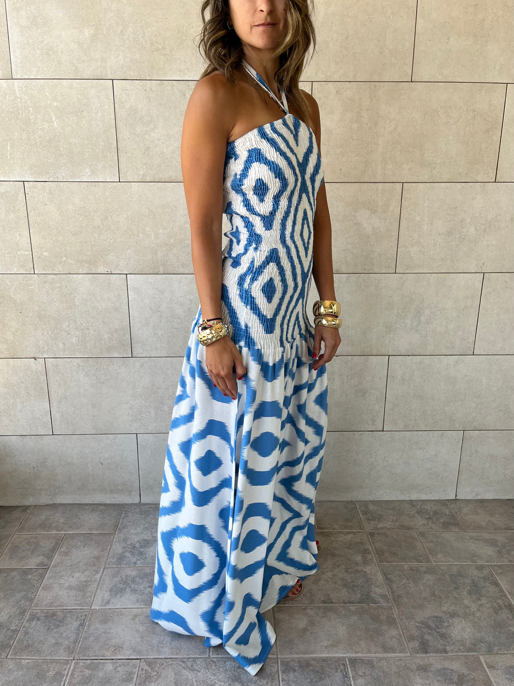 Blue Hawaiian Breeze Dress