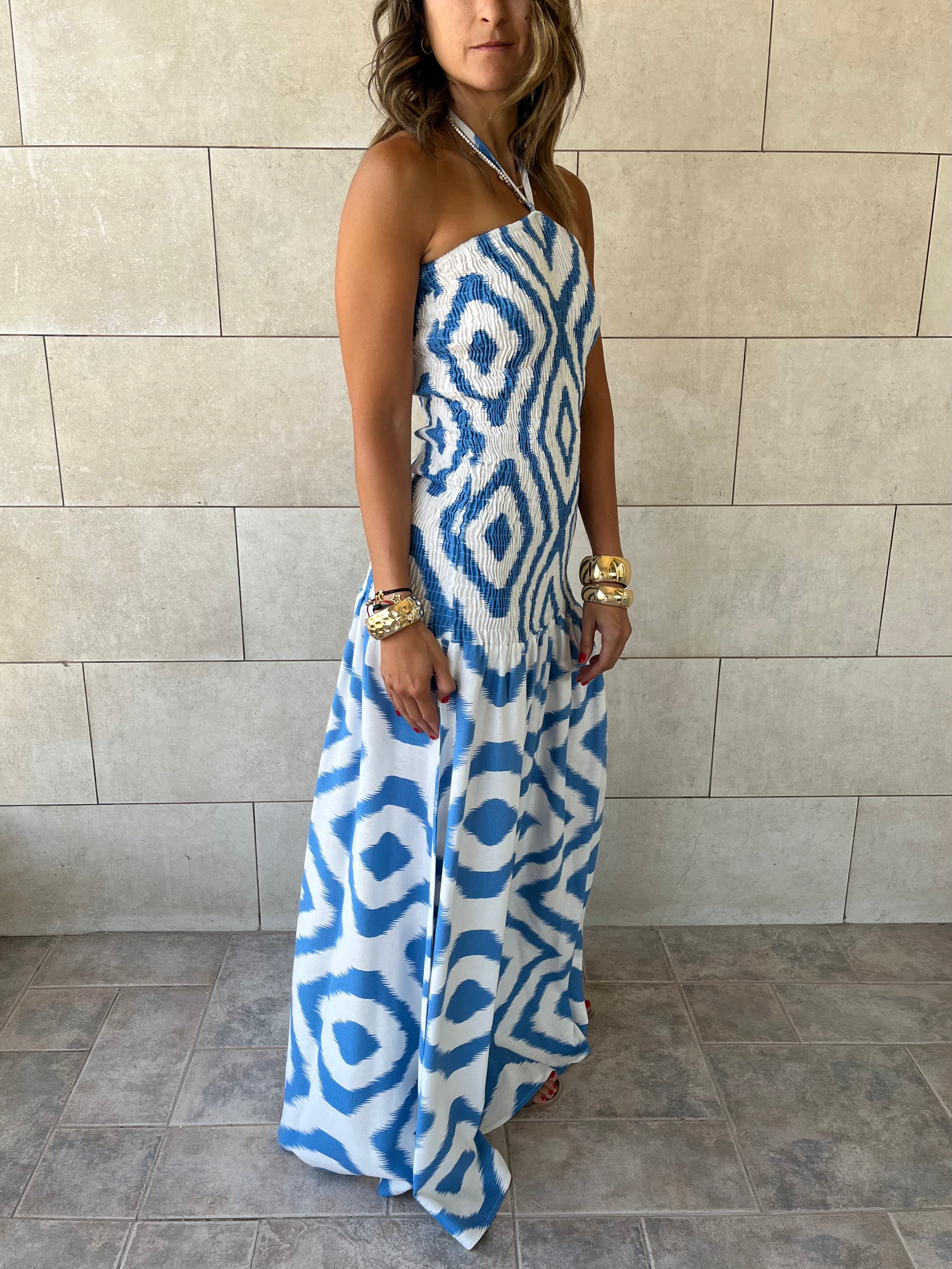 Blue Hawaiian Breeze Dress