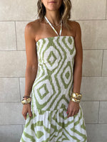 Olive Hawaiian Breeze Dress