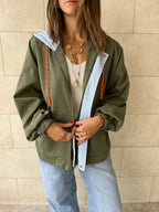 Olive Light Weight Hit The Town Jacket