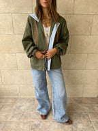 Olive Light Weight Hit The Town Jacket
