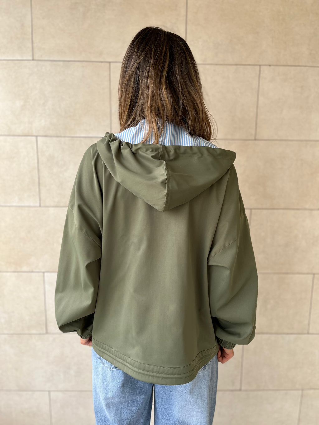 Olive Light Weight Hit The Town Jacket