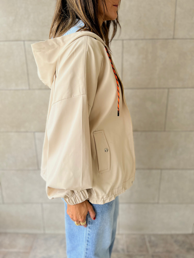 Beige Light Weight Hit The Town Jacket