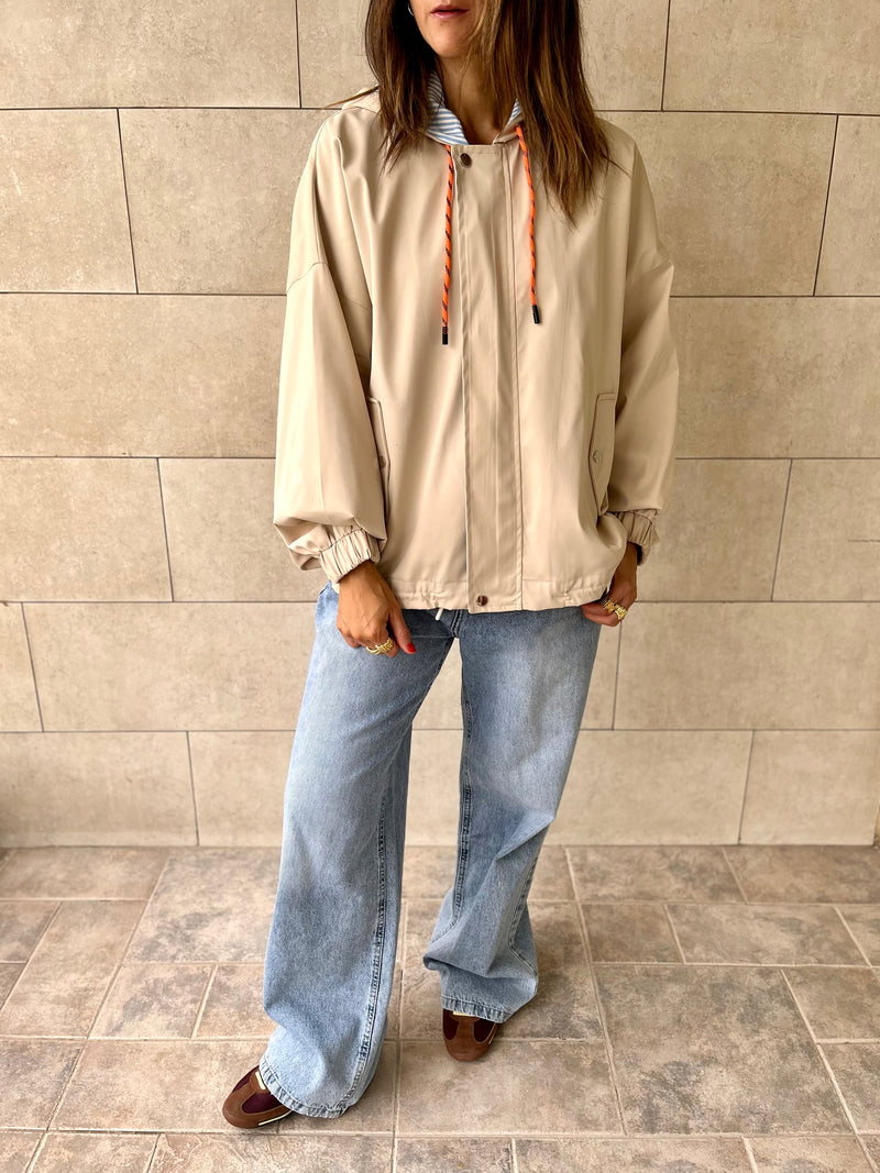 Beige Light Weight Hit The Town Jacket
