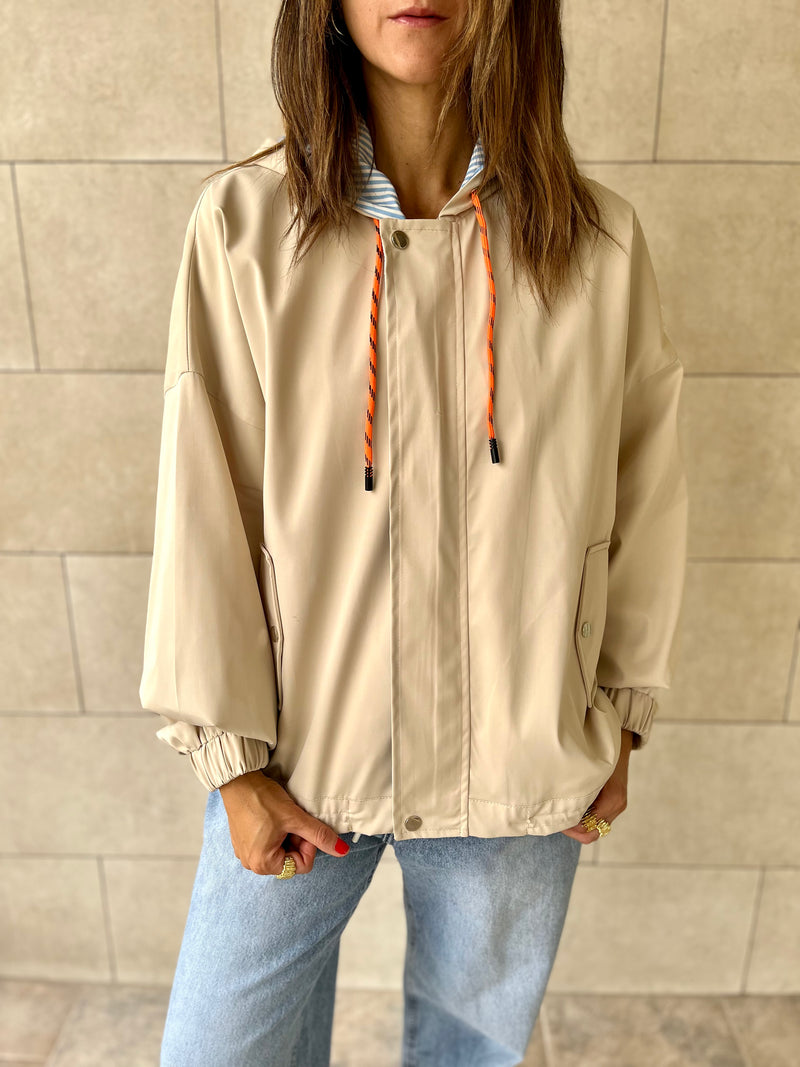 Beige Light Weight Hit The Town Jacket
