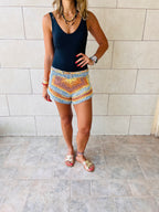 Colors Crochet Shorts