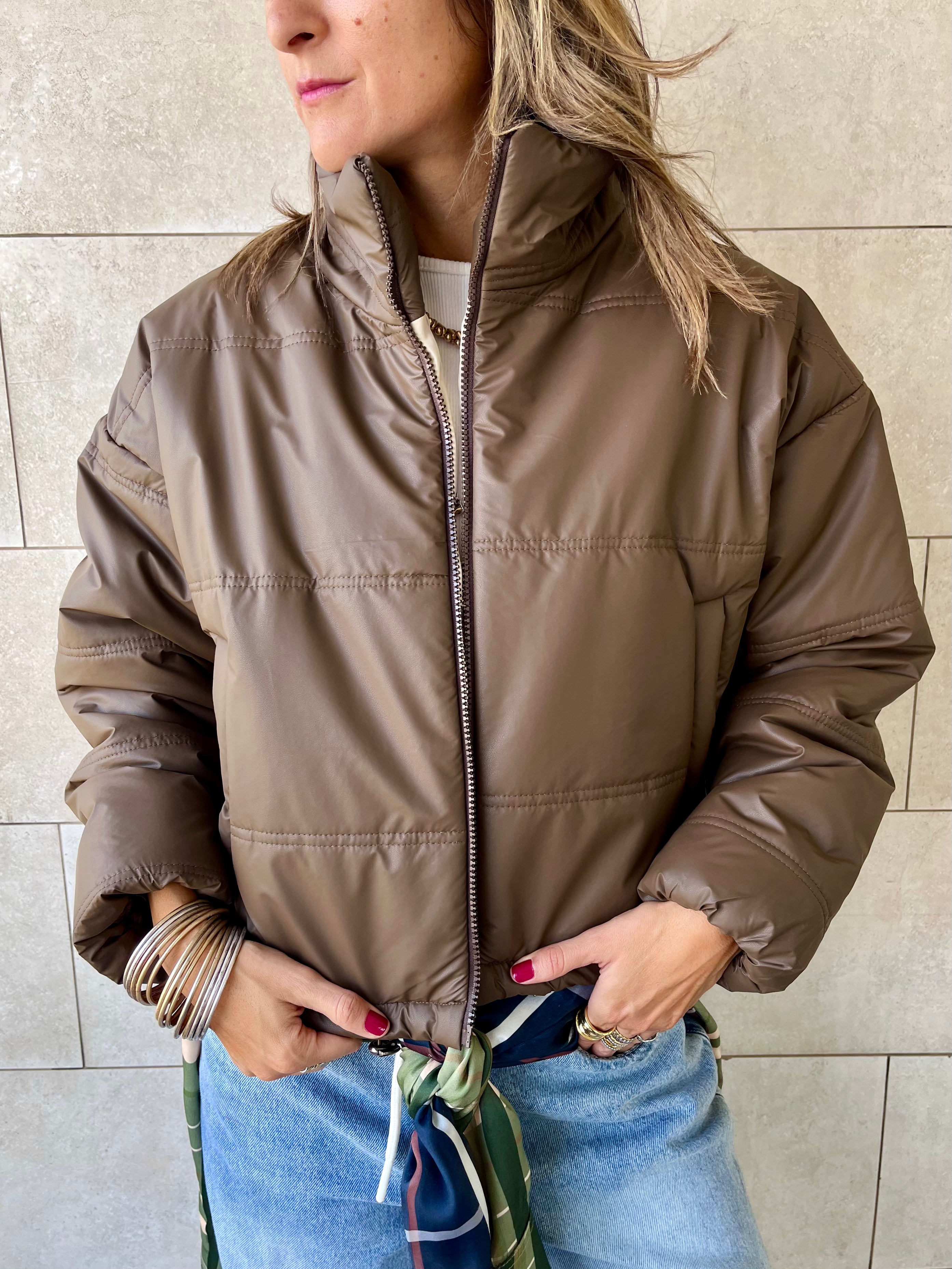 Brown Puffer Jacket