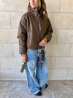 Brown Puffer Jacket