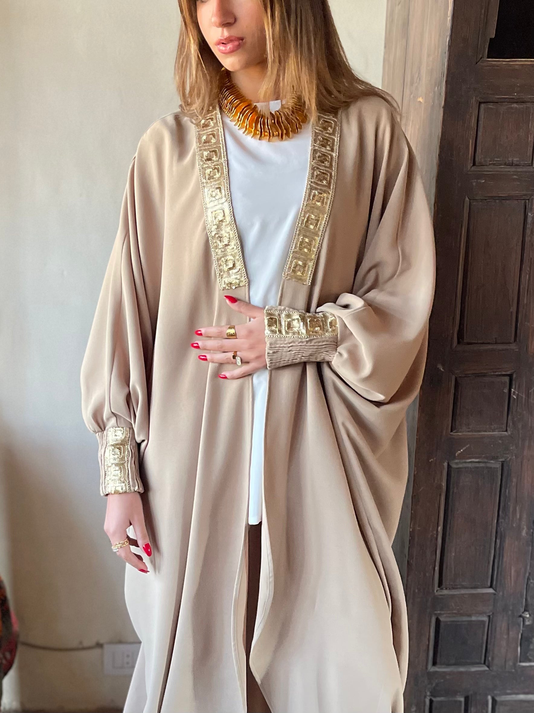 Beige Desert Kimono
