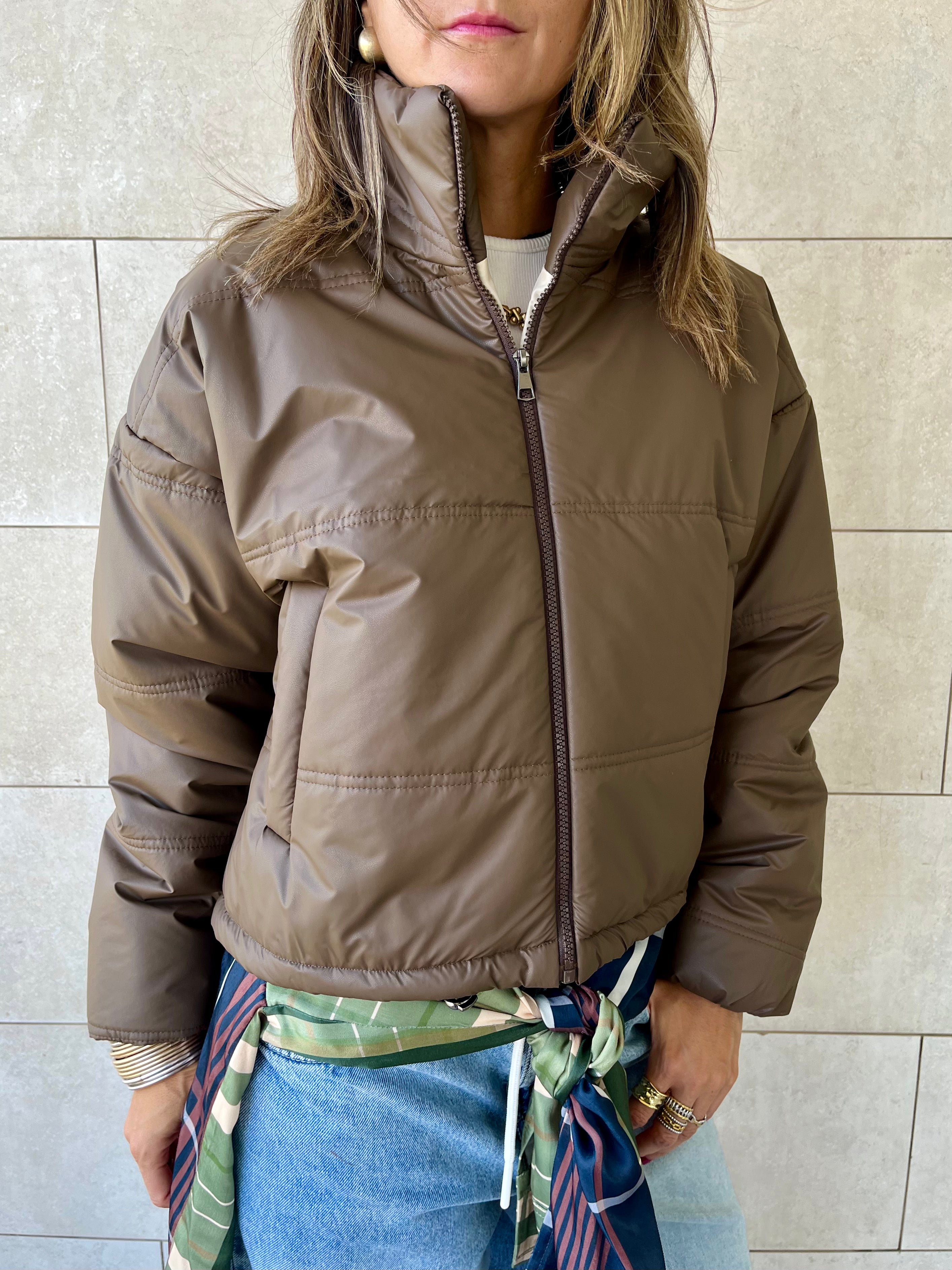 Brown Puffer Jacket