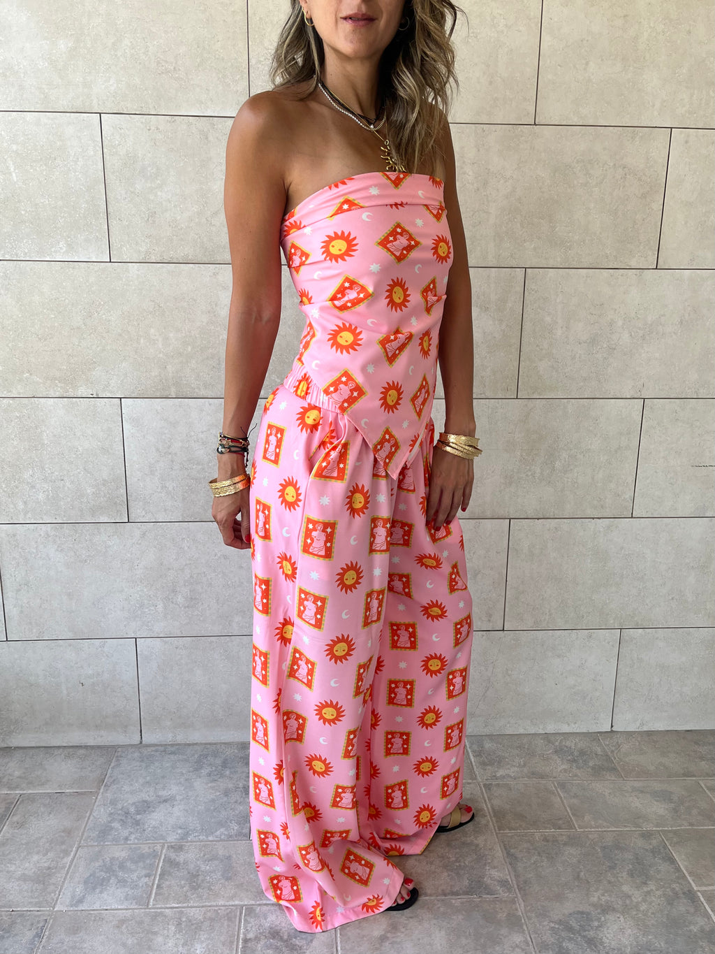 Sunset Printed Pants