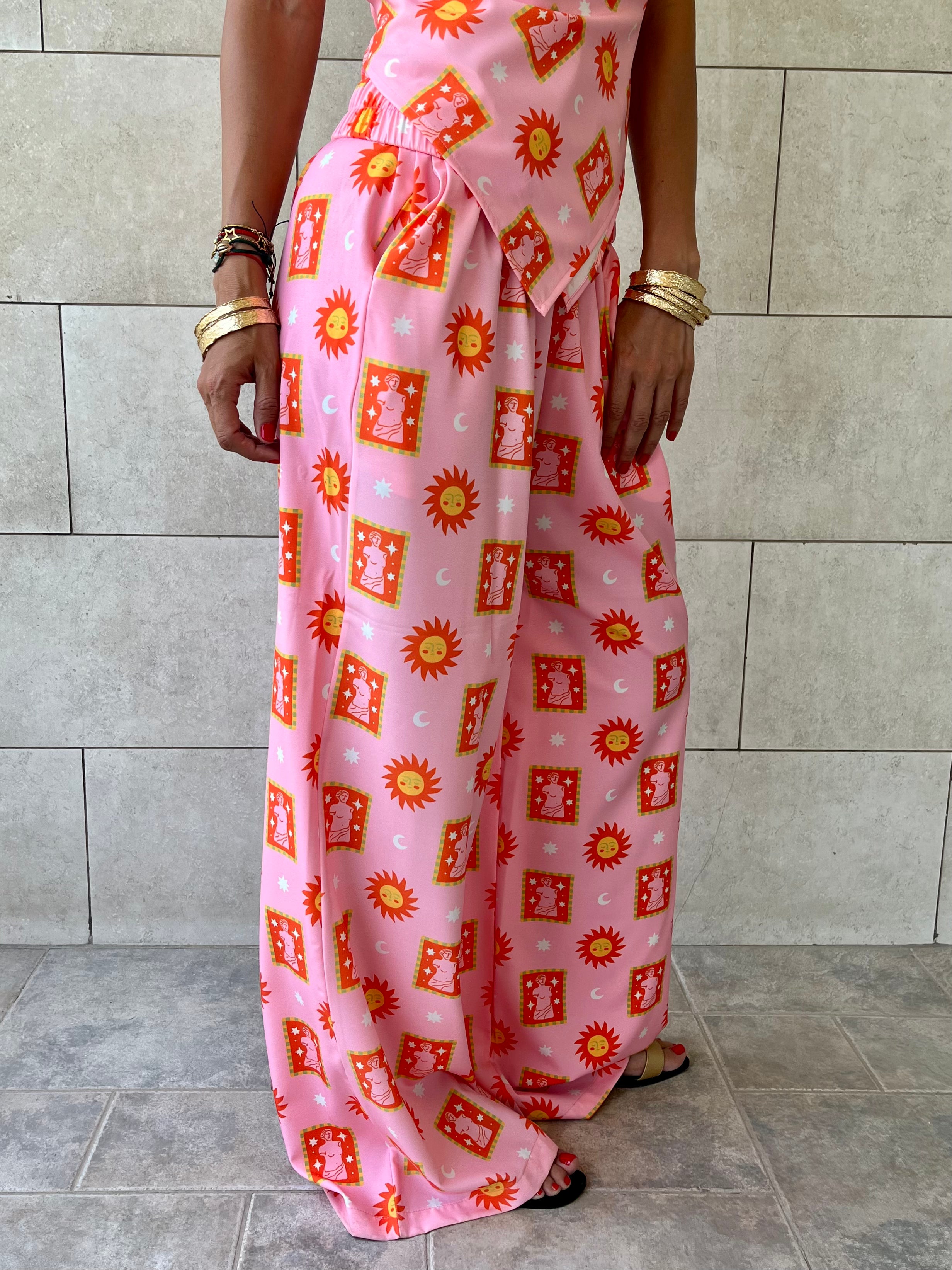 Sunset Printed Pants