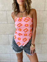 Sunset Printed Bandeau