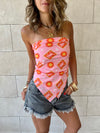 Sunset Printed Bandeau
