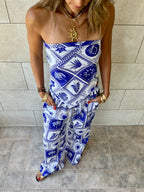 Blues Printed Pants