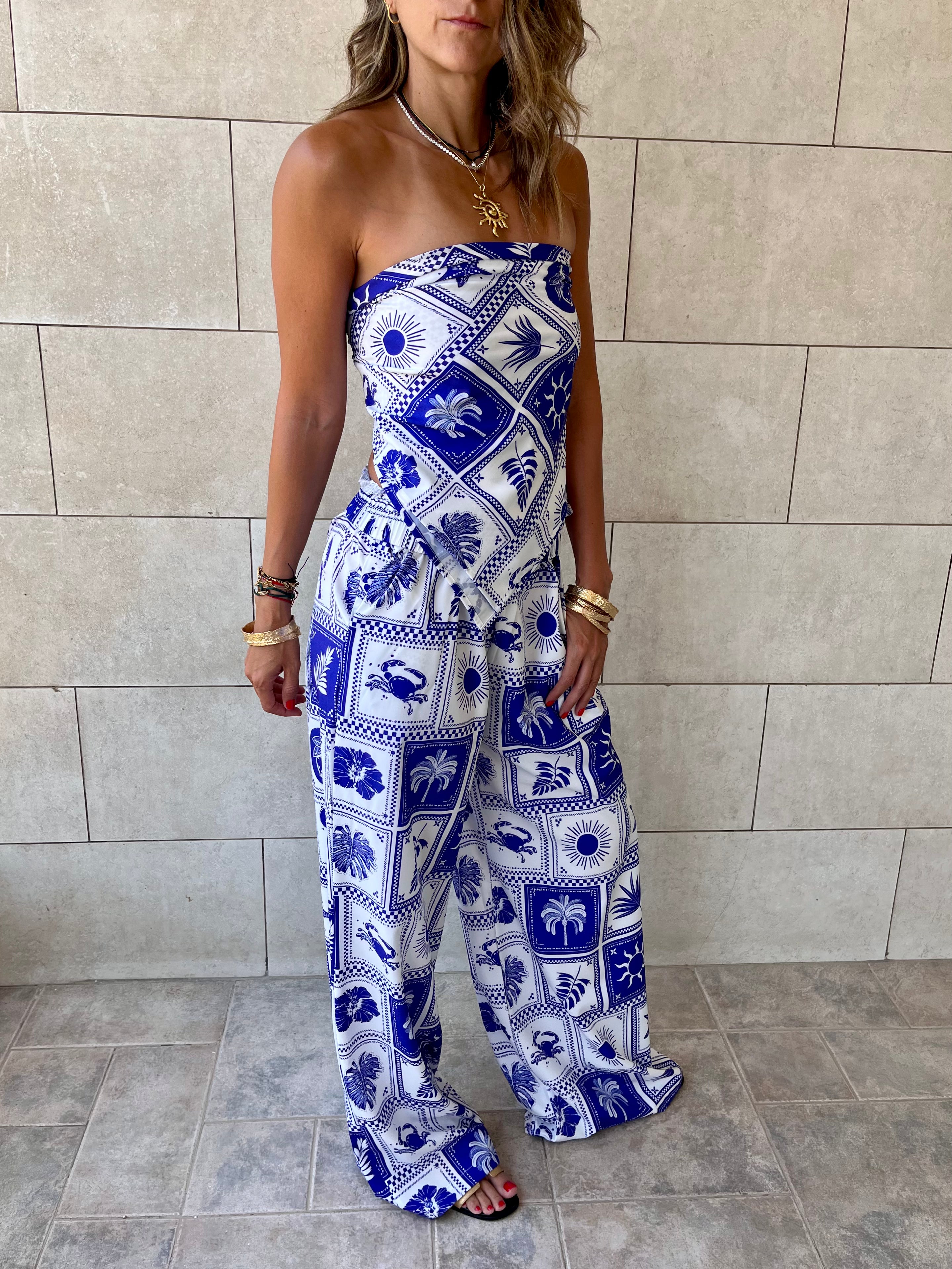 Blues Printed Pants