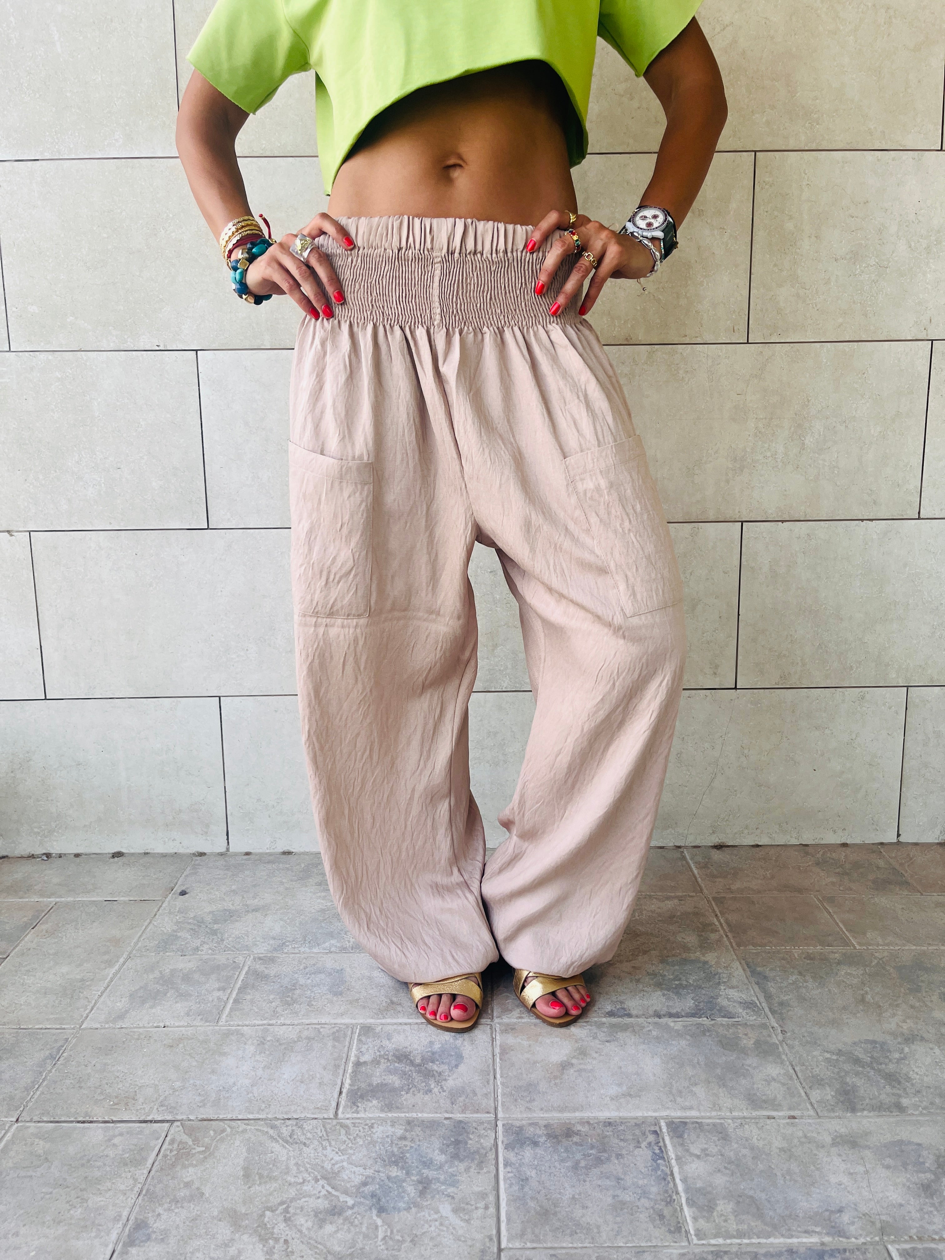 Beige Bohos Pants