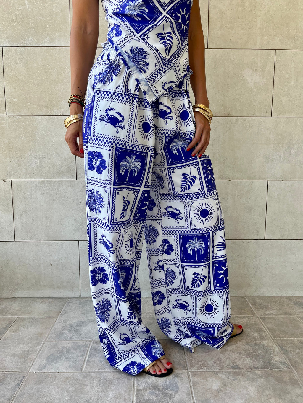 Blues Printed Pants