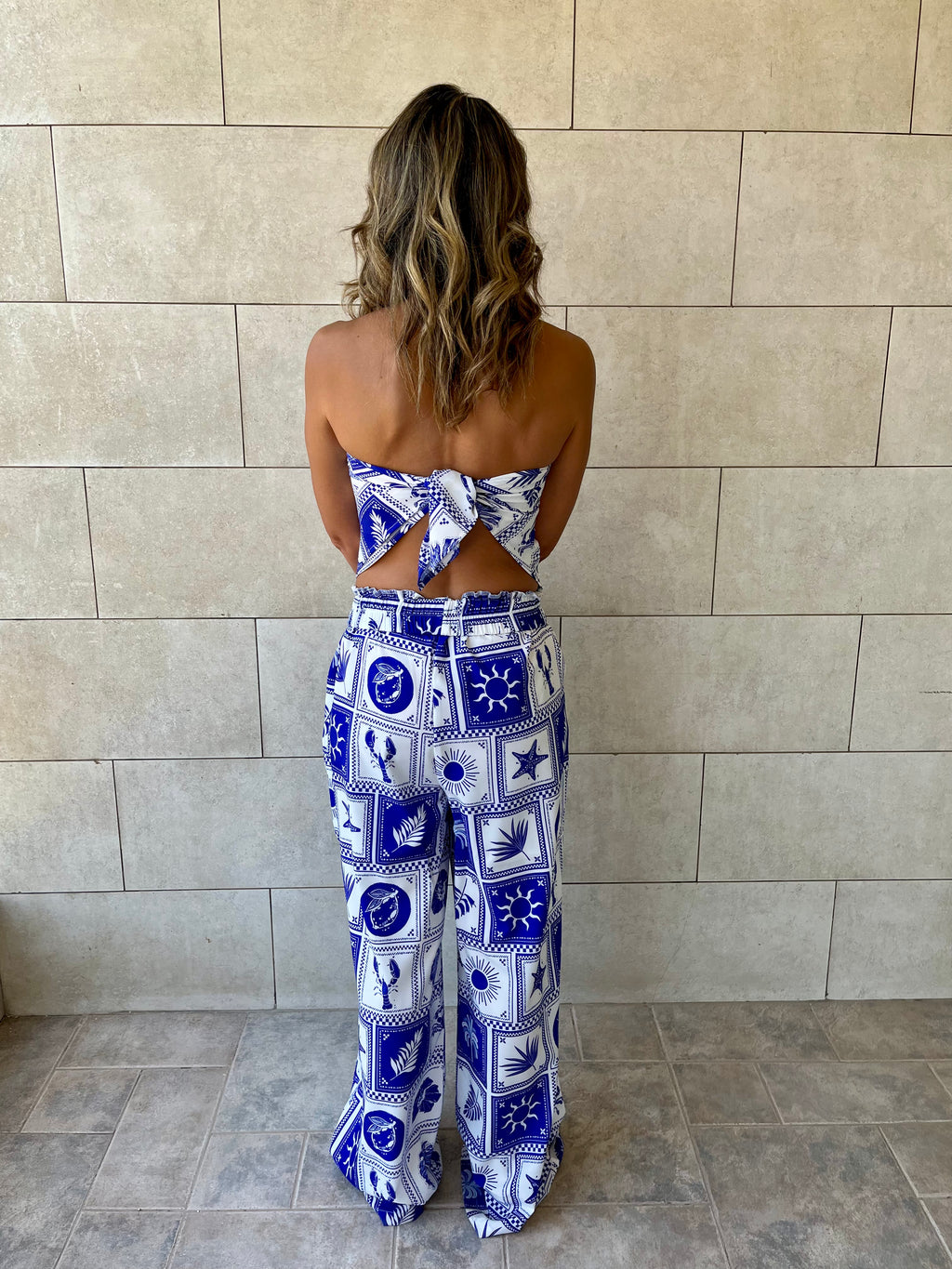 Blues Printed Pants
